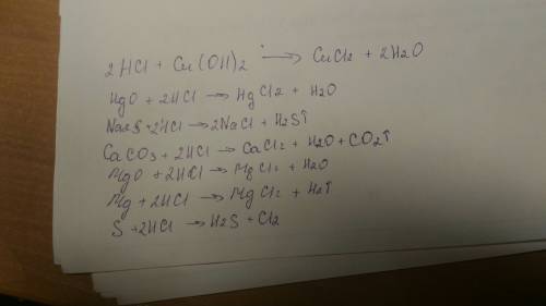 или 4 в четверти написать формулы веществ с которыми hcl вступает в реакцию: 1)hgо 2)cu 3)cu(oh)2 4)