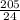 \frac{205}{24}