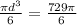 \frac{\pi d^3}6=\frac{729\pi}6