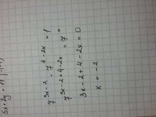 Найдите корень уравнения 7^3x-2 * 7^4-2x =1