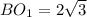 BO_1=2 \sqrt{3}