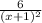 \frac{6}{(x+1)^2}