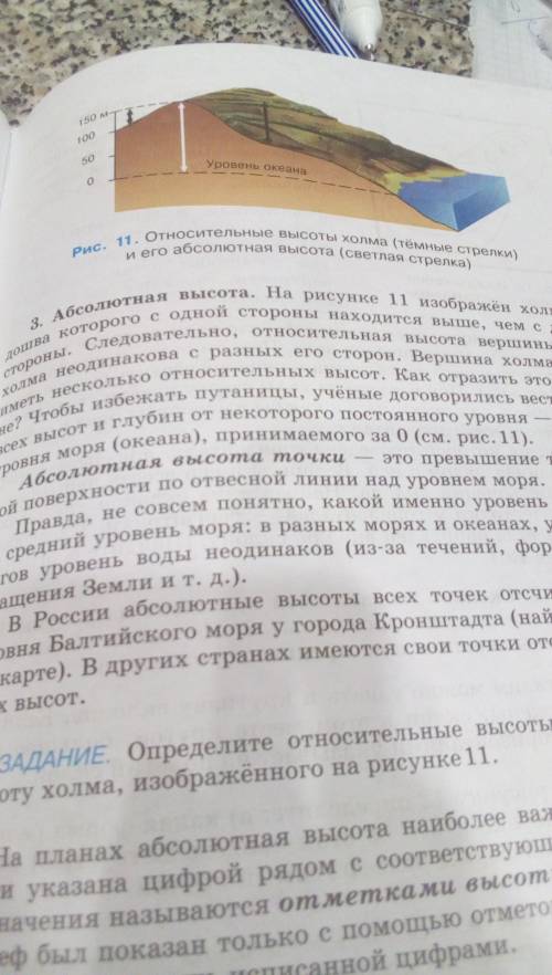 Уменьшенное изображение небольшой части земной поверхности с горы называется