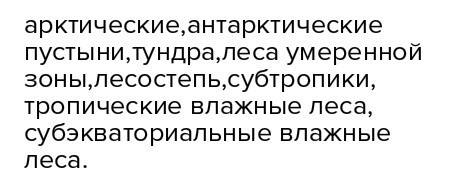 Дополнительно таблицу природные зоны горных областей