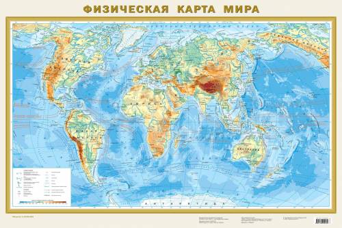 Чем отличается карта мира от политической карты мира или у них нету общего