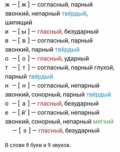 Животное.разобрать слово по звуко-буквенному разбору. 20