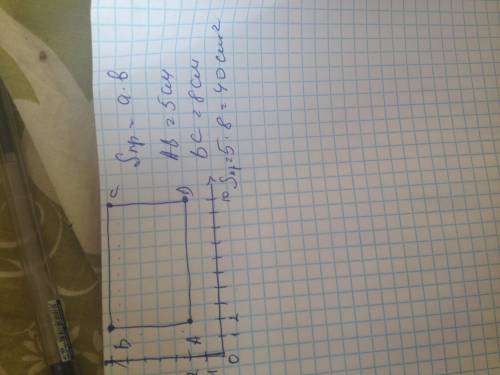 Найти площадь прямоугольника авсд если а(2; 2) в(2; 7) с(10; 7) д(10; 2)