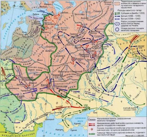 Как изменилась полетическая карта восточной европы после монголо-татарского нашествия? не статьей