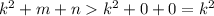 k^2+m+nk^2+0+0=k^2