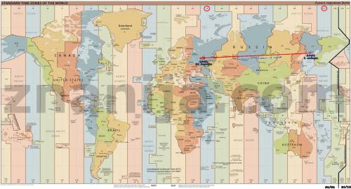 Почему в магадане новый год празднуют на 8 часов раньше чем в москве?