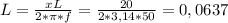 L= \frac{xL}{2* \pi *f} = \frac{20}{2*3,14*50} =0,0637