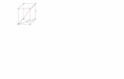 Восновании прямой призмы с боковым ребром, равным 10, лежит прямоугольник со стороной 5 и диагональю