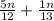 \frac{5n}{12} + \frac{1n}{13}