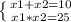 \left \{ {{x1+x2=10} \atop {x1*x2=25}} \right.