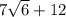 7 \sqrt{6} + 12