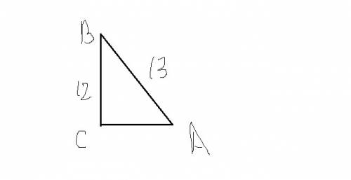 Один из катетов прямоугольного треугольника равен 12 см., а гипотенуза - 13 см.. найдите второй кате