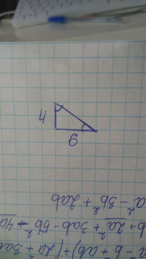 Стороны треугольника образующие прямой угол -4см. и 6см. построй треугольник. отметь дугами острые у