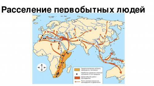 Где находятся главные центры расселения людей