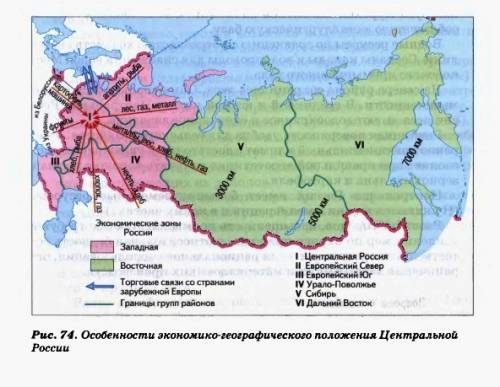 По карте атлас уточните транспортные пути центральной россии