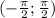 (- \frac{ \pi }{2}; \frac{ \pi }{2} )