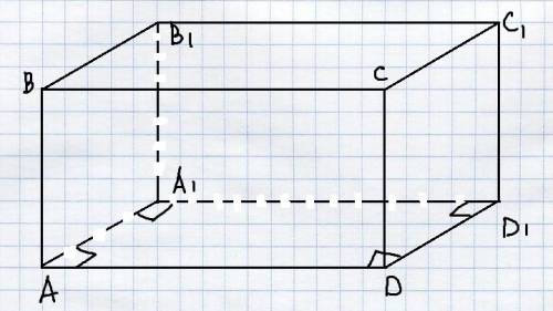 Выполните в тетради рисунок прямоугольника параллелипипеда обазначьте его вершины буквами