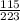 \frac{115}{223}