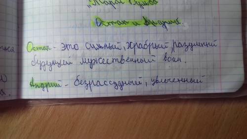 Сочинение по повести н. в. гоголя тарас бульба на тему остап и андрий как два типа сознания