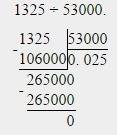 Реши столбиком: 27,200 : 320 17,920 : 280 22,400 : 640 16,720 : 440 132,500 : 5300 252,000 : 7200