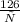 \frac{126}{х}