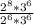 \frac{ 2^{8} * 3^{6} }{2^{6} * 3^{6}}