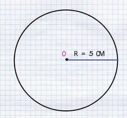 Начертите круг радиусом 5 см отметьте его центр надрежте круг по его радиусу до центра круга срочьно