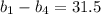 b_1-b_4=31.5