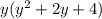 y(y^{2} + 2y + 4)