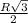 \frac{R \sqrt{3} }{2}