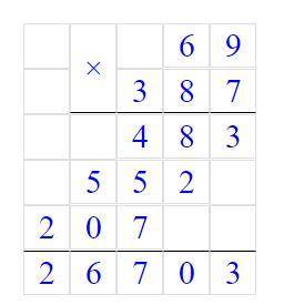 решите в столбик сто-лби- не просто в столбик, а на двухзначное число на трёхзначное.. примеры: 294*