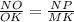 \frac{NO}{OK}= \frac{NP}{MK}