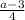 \frac{a-3}{4}