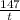 \frac{147}{t}