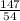 \frac{147}{54}