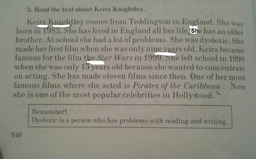 Compare the two actors.find similarities and differences keira knightley and orlando bloom например: