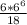 \frac{ 6* 6^{6} }{18}