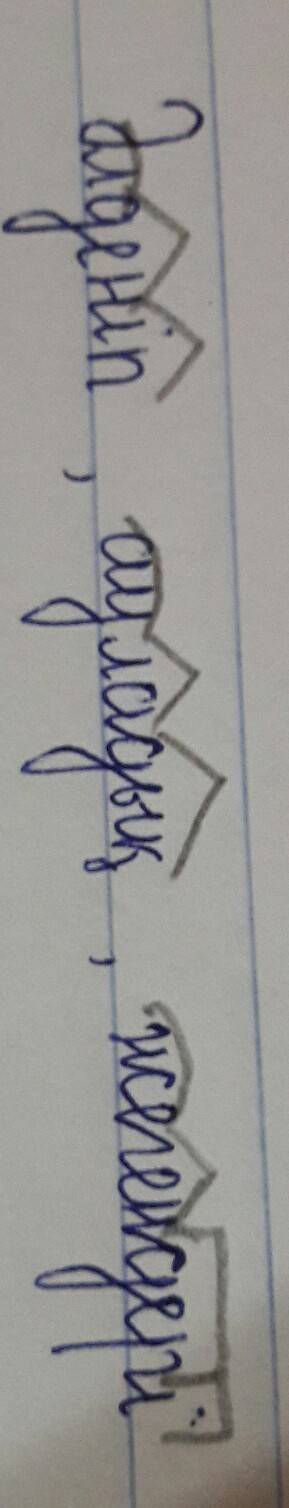 Сказахским əлденіп, ауладық, жегендері сөздеріне морфологиялық талдау жасаңдар