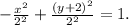 - \frac{x^2}{2^2} + \frac{(y+2)^2}{2^2} =1.