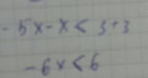 3-5x< =x+3 решите неравенство. 15 !