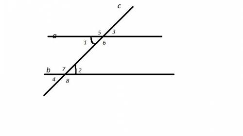 Дано a параллельна b c - секущая угол 1 - угол 2 = 102 найти все углы