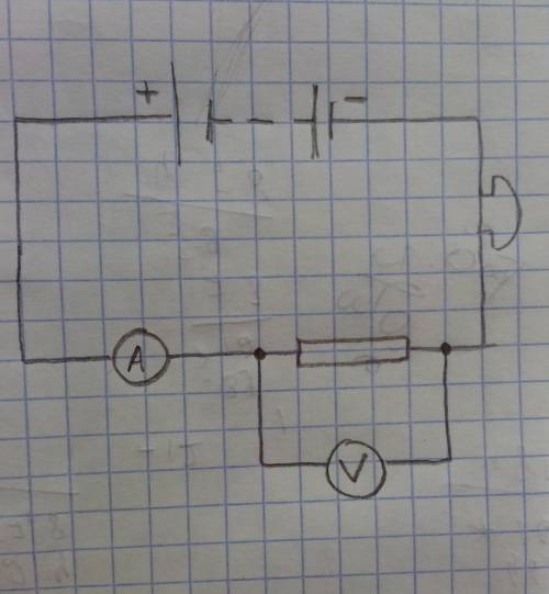 Начертите схему электрической цепи, состоящей из источника тока, звонка, амперметра, , соединенных п