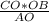 \frac{CO*OB}{AO}