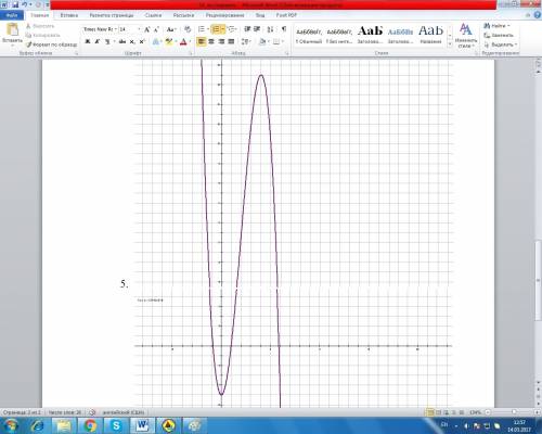 Постройте график функции y=-x^3+6x^2-5