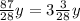 \frac{87}{28} y = 3 \frac{3}{28}y