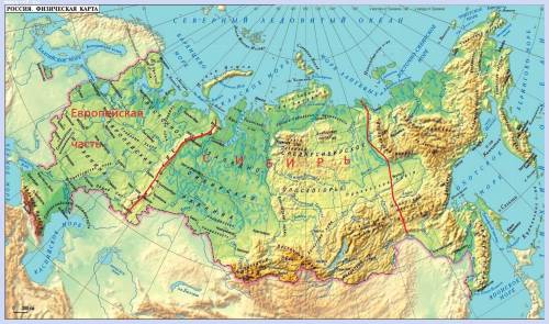 Определите черты сходства и различия природы сибири и европейской части